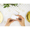 Picture of PLACE CARDS GOLD FRAME 9.5X5.5CM